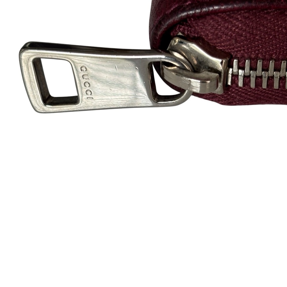 GUCCI Soho Leather Zip Around Wallet Cherry - Picture 7 of 14